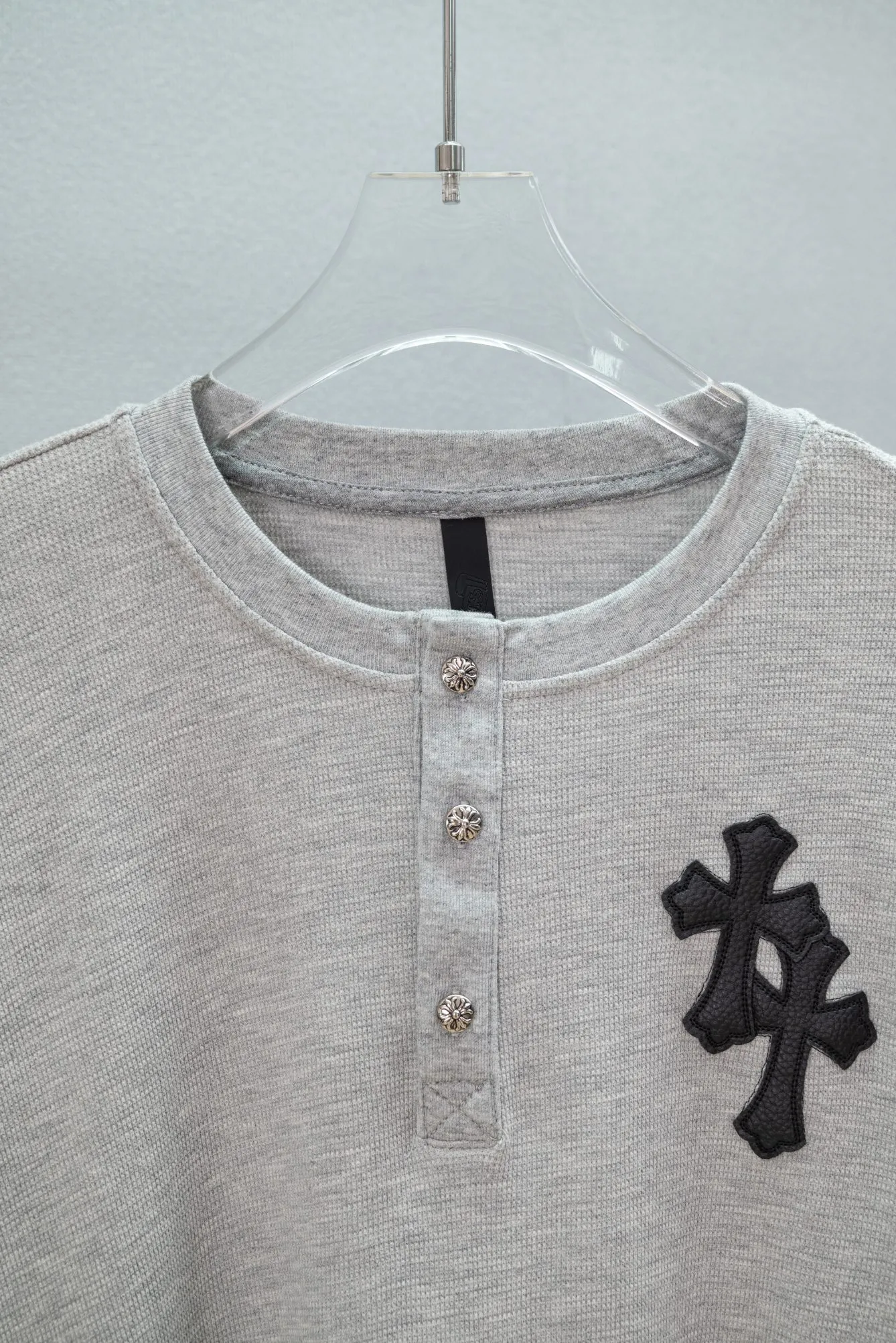 :(G 005) Chrome Hearts/ 【 】Black /Gray 。 【In Stock】S M L （ ） Gray Gray logo Logo Retro Chrome Hearts ，